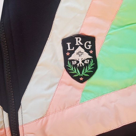 NWT LRG High Plains Track Jacket Zip Up Men's Medium - Picture 10 of 15